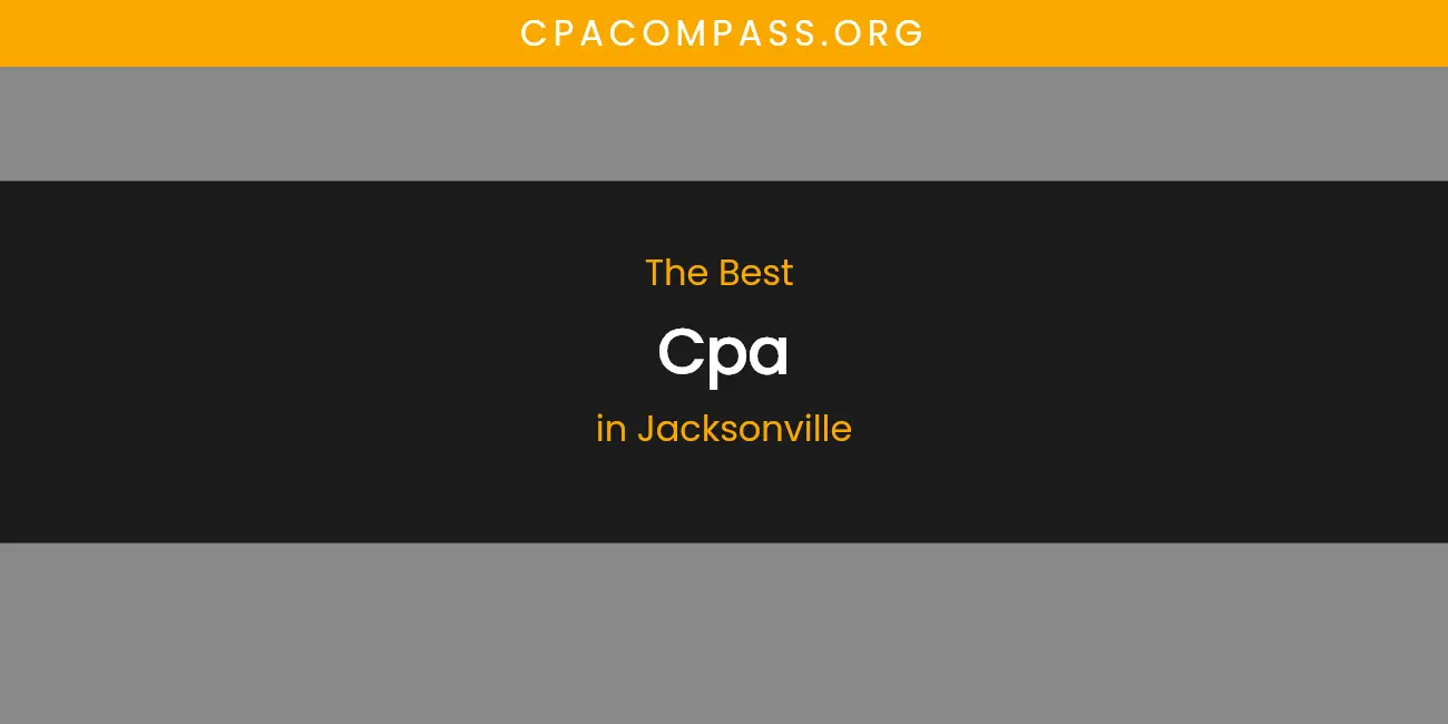 The Absolute Best CPA in Jacksonville featured