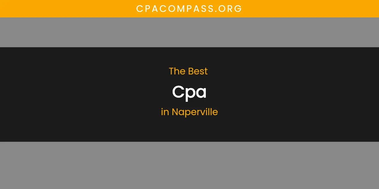 Naperville's Best CPA featured